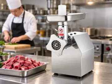 Meat grinder manufacturer for continuous meat processing (1)